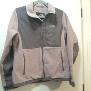 The North Face Mauve Gray Fleece Jacket  Athleisure SP